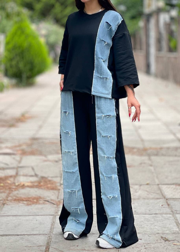 ست تیشرت و شلوار ترند زنانه