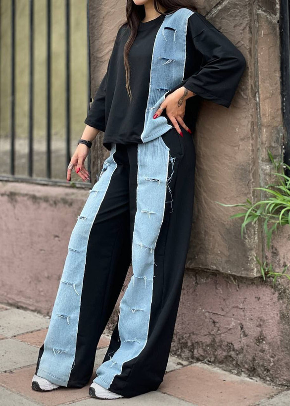 ست تیشرت و شلوار ترند زنانه