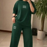 ست تیشرت شلوار طرح miu miu