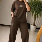 ست تیشرت شلوار طرح miu miu