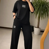 ست تیشرت شلوار طرح miu miu